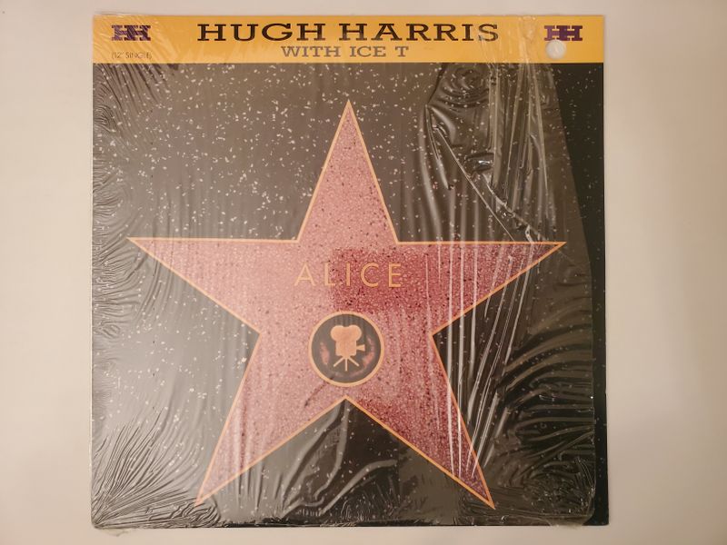 Hugh Harris with Ice T Alice vinyl record